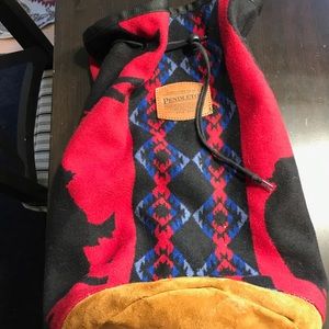 CCO Pendleton backpack buffalo print